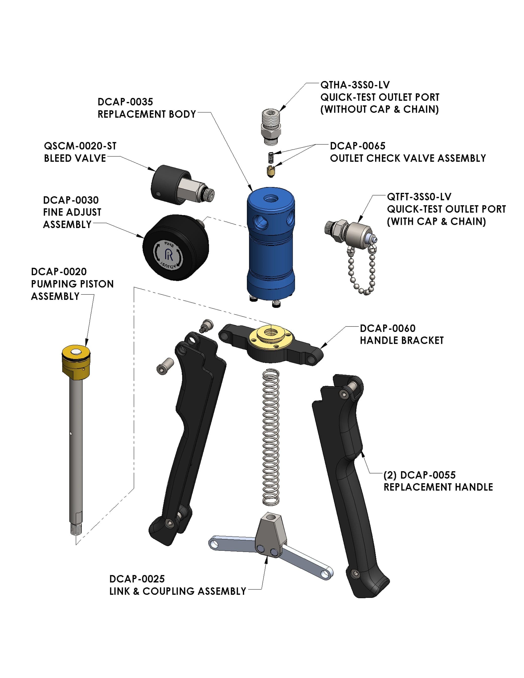 DCAP Replacement Parts