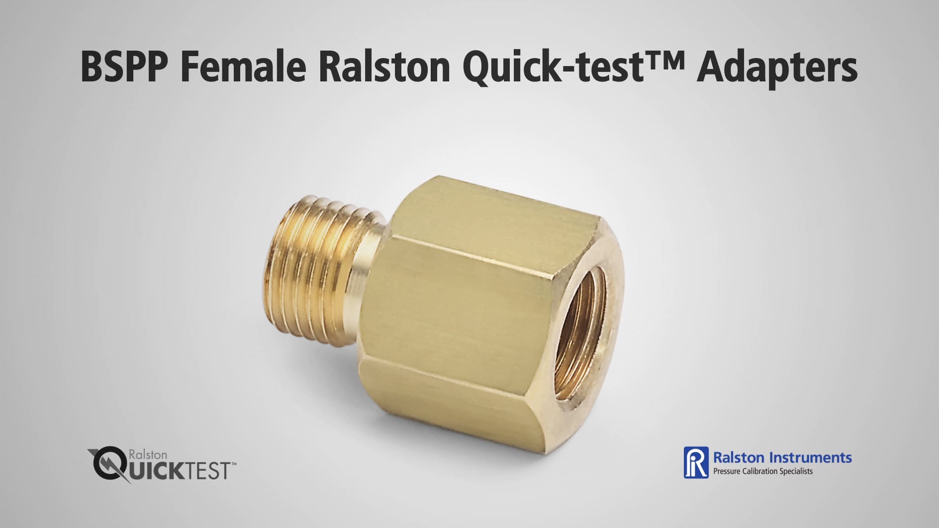 Bspp Female Ralston Quick Test Adapters