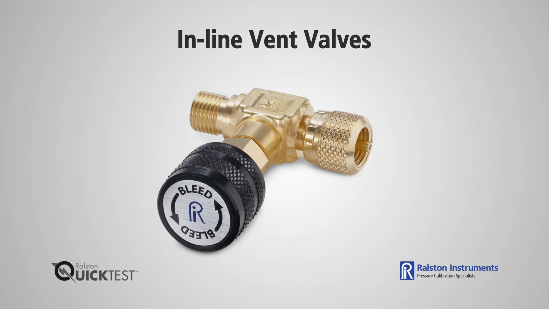 Inline vent valves