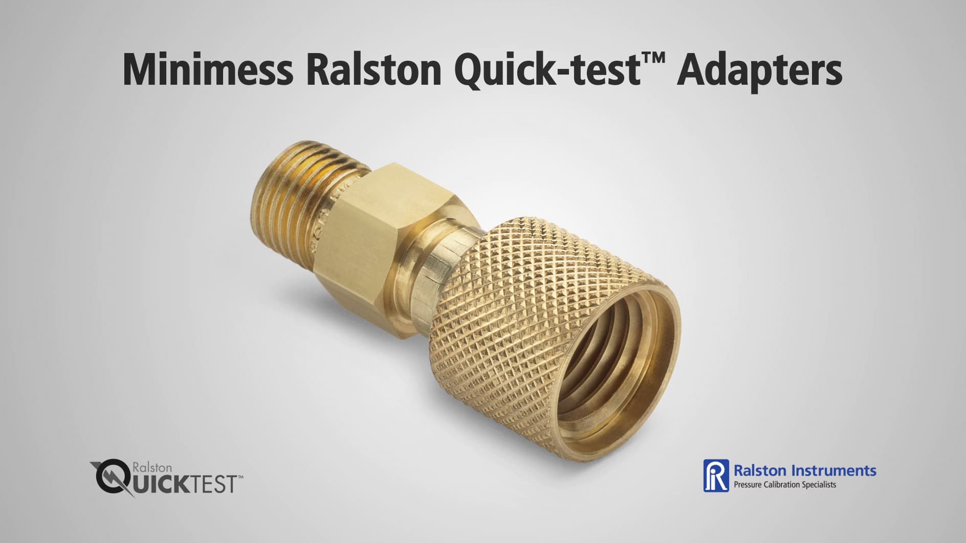 Minimess ralston quick test adapters