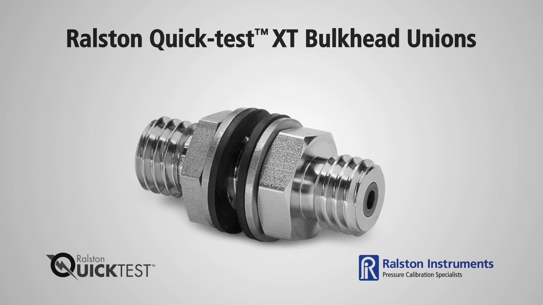 Ralston quick test xt bulkhead unions